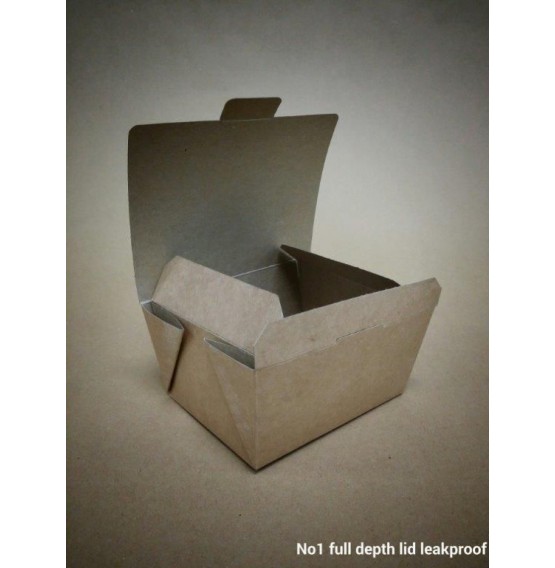 No.1 Leakproof Bio Kraft Box F/Depth